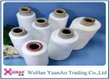 중국 뜨개질을 하고는 및 꿰매는 폴리에스테는 100%년 Virgin 섬유 익지않는 백색을 가진 털실을 및 Eco 친절했던 회전시켰습니다 협력 업체