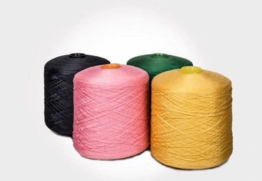 중국 100%년 색깔 카드에서 플라스틱 염료 관에서 폴리에스테에 의하여 회전되는 꿰매는 털실 60/2 협력 업체