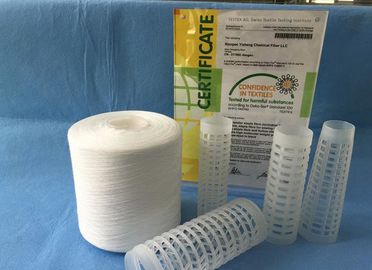 중국 40/2의 TFO/반지는 플라스틱 콘을 가진 폴리에스테 털실/재봉틀 털실을 회전시켰습니다 협력 업체