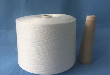 중국 서류상 콘을 가진 꿰매는 실을 위한 50/3 폴리에스테 반 둔한 재생된 폴리에스테 털실 협력 업체