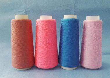 중국 꿰매는 실을 만들기를 위한 염색된 회전된 폴리에스테 털실 100% 버진에 의하여 선정되는 색깔 협력 업체
