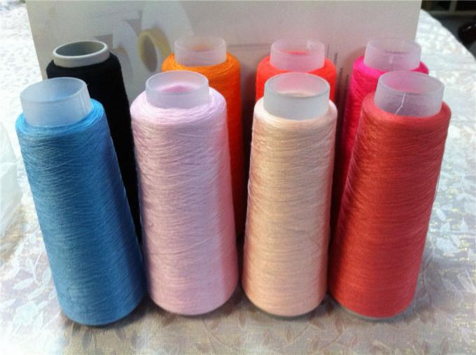 다수 색깔 100는 폴리에스테 털실을 10s ~ 80s 쌍둥이 털실/폴리에스테르섬유 털실 회전시켰습니다