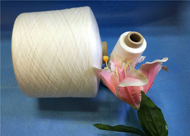 중국 꿰매고 길쌈을 위한 402 자연적인 익지않는 백색 폴리에스테 뜨개질을 하는 털실 협력 업체